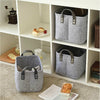 Felt Laundry Bag Toy Book Storage Basket Closet Hamper Shelf Box Home Organizer