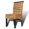 Dining Chairs 4 pcs Abaca Brown R8G7