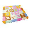 EVA Foam Puzzle Play Mat w Borders Kids Multi-Color Safe Baby Padded Floor Tiles
