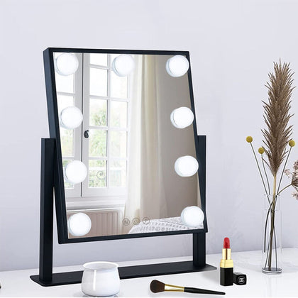 USB Dimmable LED Hollywood Makeup Mirror Dressing Mirrors LED Make-Up Mirrors