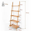 5 Tiers Ladder Shelf Wall Display Rack Plant Stand Home Storage Shelving Unit