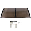 Door Canopy Awning Shelter Front Back Outdoor Porch Patio Window Roof Rain Cover