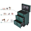 Luxury Makeup Trolley Case Cosmetics Nail Polish Organiser Beauty Rolling Box