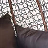 Hanging Egg Chair With Stand Cushion Indoor Outdoor Rattan Garden Swing Chairs