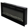 50 inch Fireplace Wall Mounted Inset Into Wall Electric Fire 9 Colour LED Flames