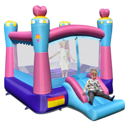 Inflatable Bounce House 3-in-1 Princess Theme Inflatable Castle w/ Jumping Area