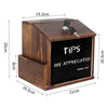 Wood Donation and Ballot Box Suggestion Box- With Lockable- Charity Donation Box