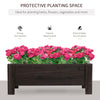 Wooden Garden Raised Bed Planter Grow Containers Pot, 100x36.5x36cm