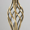 Barley Twist Table Lamp Traditional Glass Living Room 47CM Tall Light LED Bulb