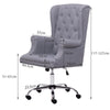 Office Occasional Chair Comfy Executive Armchair Computer 360°Swiveling Seat UK