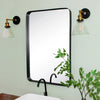 Square Bathroom Mirror Bedroom Wall Mounted Makeup Mirror Decor Wall Mirrors