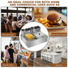 Commercial Electric Deep Fryer Fat Chip Single Dual Tank Stainless Steel 2500W