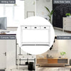 3 Drawers Console Table Hallway Storage Cabinet Sofa Side Table W/ Storage shelf