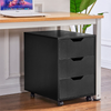 Under Desk Drawers Storage Unit Filing Cabinet with 3 Drawers Office Pedestal