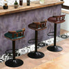 1/2X Bar Stools Velvet Breakfast Chair Kitchen High Counter Stool Pub Restaurant