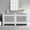 Extra Tall White Radiator Cover Grill Shelf Standing Room Bedroom Lounge Porch