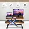 Adjustable Standing Desk Converter Sit to Stand Desk Raiser with Keyboard Tray