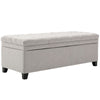 Large Modern Chesterfield Storage Ottoman Bench Box Seat Stool Bedroom Footstool