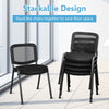 5PCS Office Guest Chairs Stackable Meeting Room Chairs Conference Mesh Chairs