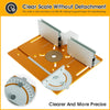 Router Table Insert Plate Aluminum Alloy Portable Milling Machine Flip brovW