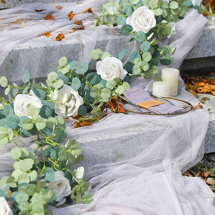 6FT Artificial Eucalyptus Garland Flower Backdrop Wedding Party TableRunner Vine