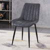 Dining Chairs Set of 2 Faux Leather Kitchen Chairs with Metal Legs Restaurants