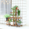 Small Medium Large Multi Tier Tiered Plant Stand Carbonized Shelf Holder Flower