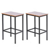 INDUSTRIAL Bar Stools Rustic Metal Breakfast Dining Seat Vintage Tall Chair Set