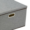 Large Foldable Storage Boxes with Lid Collapsible Home Clothes Organizer Fabric