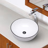 Bathroom Sink Washing Basin in Ceramic OR Tempered Glass Hotel Vessal Sink Bowl