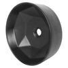 Small 400mm Round Counter Top Basin Bowl Cloakroom Bathroom Wash Sink Black