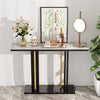 Modern 39in Console Table Living Room Entryway Table with Scratch-proof Foot Pad