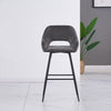 1/2X Velvet Bar Stools Breakfast Chairs Bar Chairs High Counter Kitchen Stools