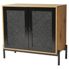 Modern Wood Rattan Doors Drawer TV Stands Cabinet Sideboard Console Coffee Table