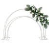 Small White Arch Frame Wedding Table Archway Backdrop Stand Flower Balloon Decor