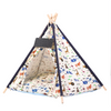 UK Luxery Pet Teepee Tent Dog Cat Bed Pet Houses with Thick Cushion & Blackboard