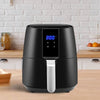 3.8L Black Air Fryer Power Oven Cooker LED Touch Oil Free Low Fat Frying New