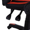 Red Faux Leather Racing Gaming Chair Swivel Office Gamer Desk Chair Adjustable