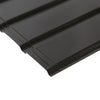 12 PCs Corrugated Roof Sheets Profile Galvanized Metal Roofing Carport Black