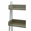 5 Tier Shelf Unit Ladder Shelf Bookshelf Plant Stand Metal Structure Grey Oak