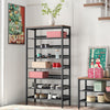 HOOBRO Shoe Rack Shoe Storage Organizer with Slant Adjustable Metal Shelves