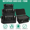 Protective Hard Carry Case Camera Travel Equipment Waterproof Storage Box Black