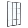 Large 90cm Window Garden Mirror Metal Frame Indoor Outdoor Arch Floral Decor