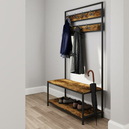 Bala Living Industrial Coat Rack - Hall Way Furniture