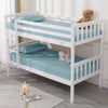 Double Bunk Bed 3FT Single Bed For Kids Children Solid Wooden Frame With Stairs