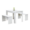 Rectangle Dining Tables for 2-4 Small Space, Wooden Kitchen Table Home/Office