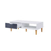 TV Cabinet Vintage TV Stand Console Table TV Unit Centre Table with Storage Cube