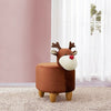 Animal Footstools Ottomans Faux Leather Padded Cushion Stool Pouffe Stool Kids