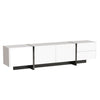 TV Stand Cabinet Unit Modern High Gloss 190cm with 3 doors and 2 drawers NS