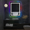 Extral Large Rectangular RGB Light LED Bathroom Mirror Illuminated Makeup Mirror
